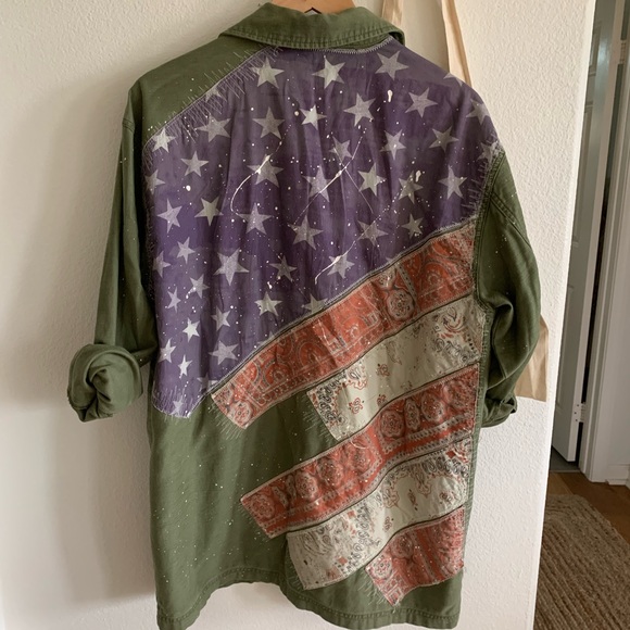 Free people military American jacket - Picture 4 of 6